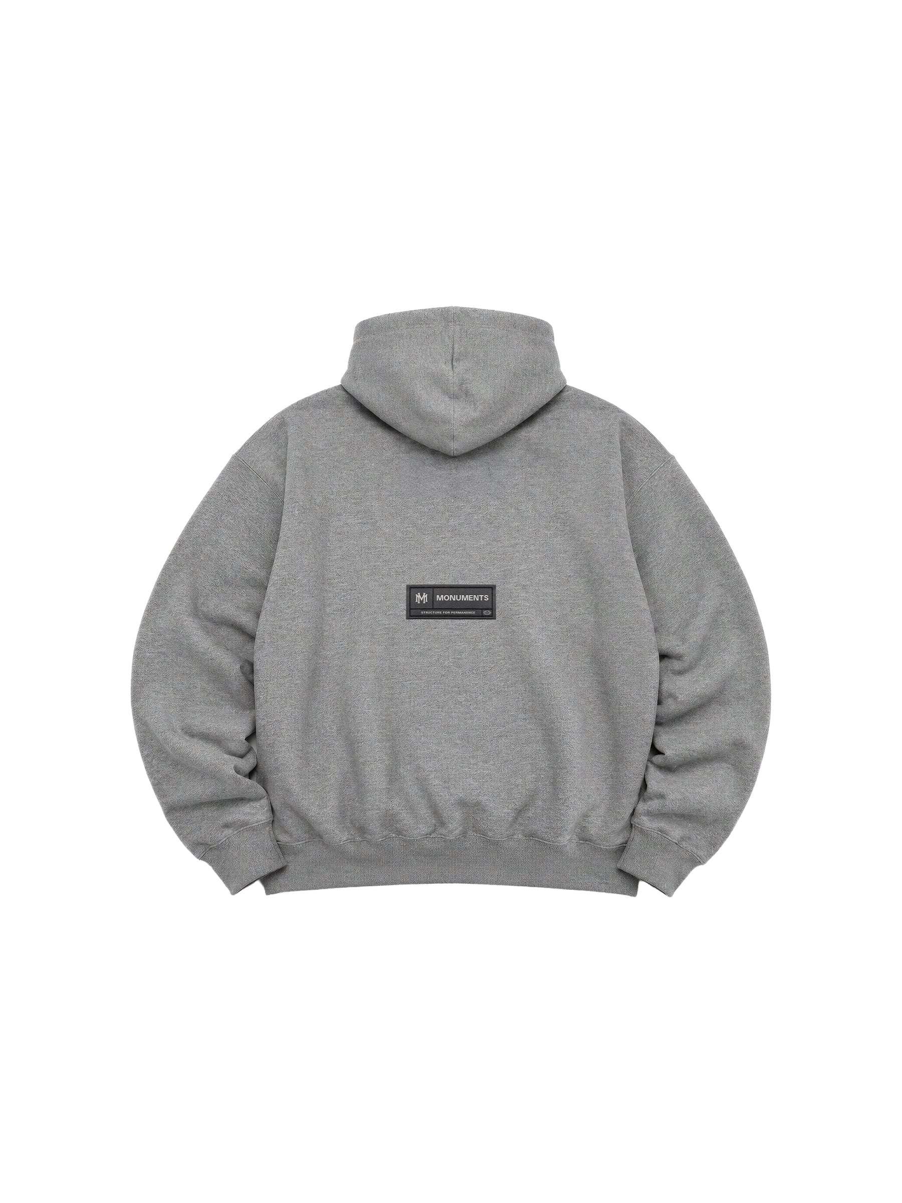 MONUMENTS | MM Double Zip Oversized Hoodie